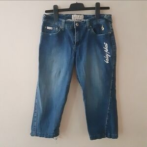 Baby Phat cropped jeans,capri‎ pants Y2K,vintage